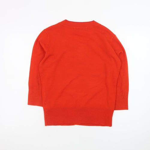 Principles by Ben de Lisi Women Red Petite 14 Cardigan Knit Jumper