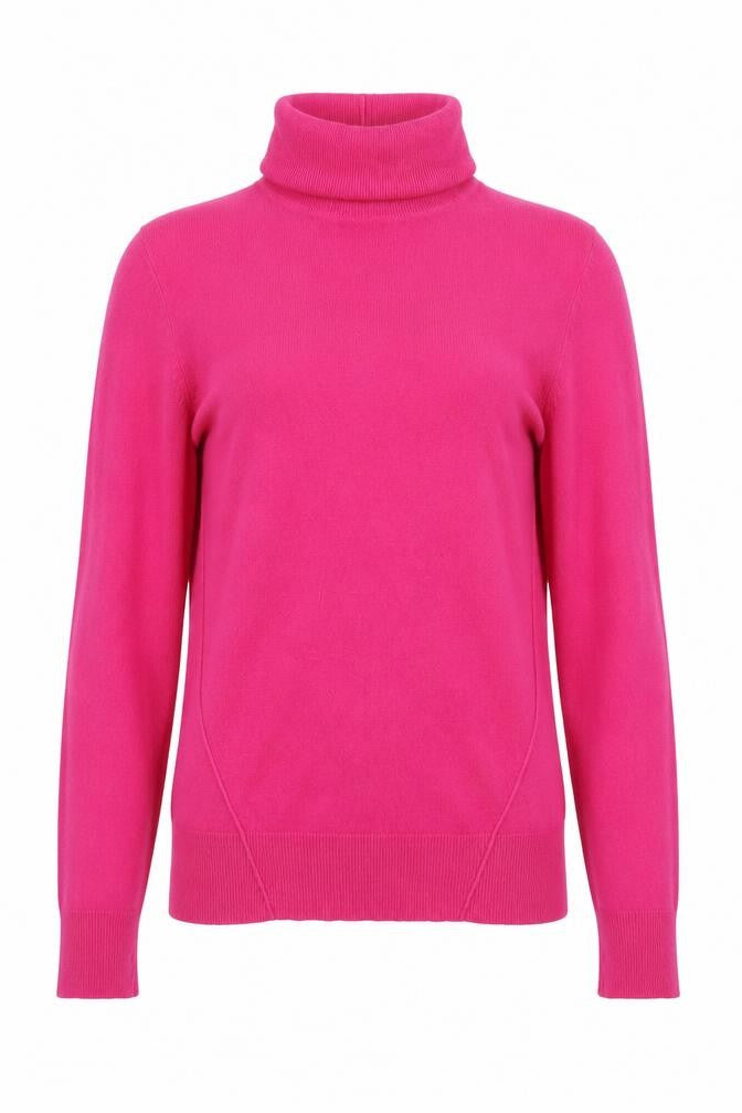 Noisy May Women’s Pink Roll Neck Long Sleeve Jumper Size M