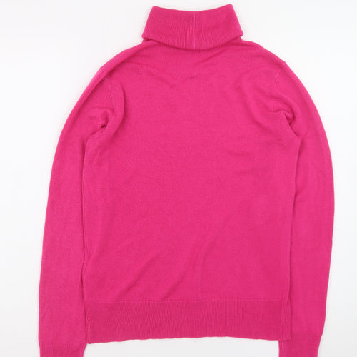 Noisy May Women’s Pink Roll Neck Long Sleeve Jumper Size M