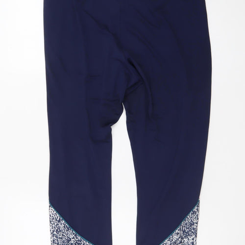 Dunnes Stores Women's Blue Capri Performance Sport Leggings Size L