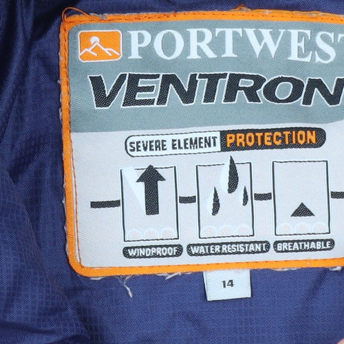 Portwest Men’s Blue Ventron Windproof Water Resistant Jacket L