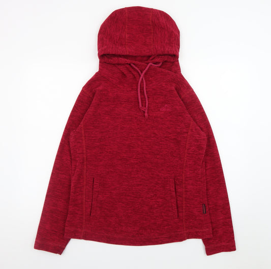 Portwest Women’s Red Pullover Hoodie Size 12 Fleece Lined Casual