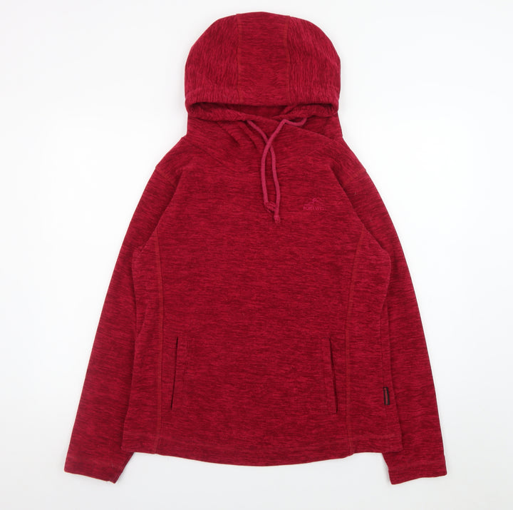 Portwest Women’s Red Pullover Hoodie Size 12 Fleece Lined Casual