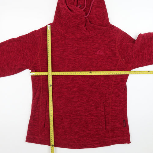 Portwest Women’s Red Pullover Hoodie Size 12 Fleece Lined Casual
