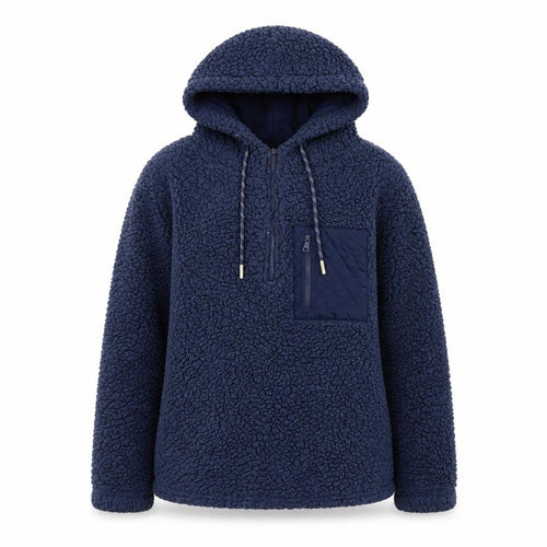 St. Bernard for Dunnes Stores Mens Blue XS Fleece Hoodie Pullover