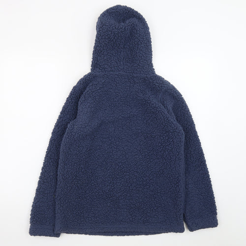 St. Bernard for Dunnes Stores Mens Blue XS Fleece Hoodie Pullover