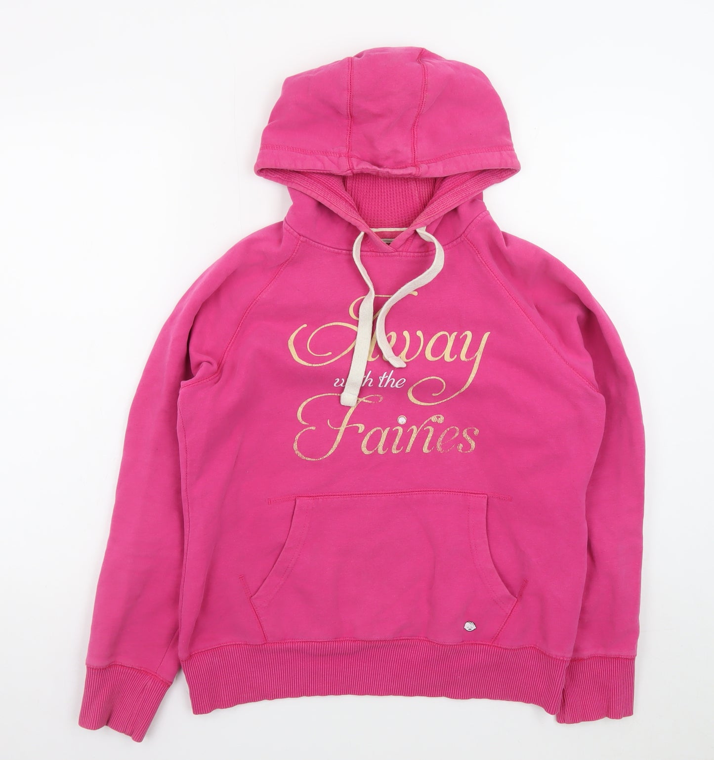 Hairy Baby Women's Pink Pullover Hoodie Medium 'Away with the Fairies'