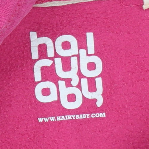 Hairy Baby Women's Pink Pullover Hoodie Medium 'Away with the Fairies'