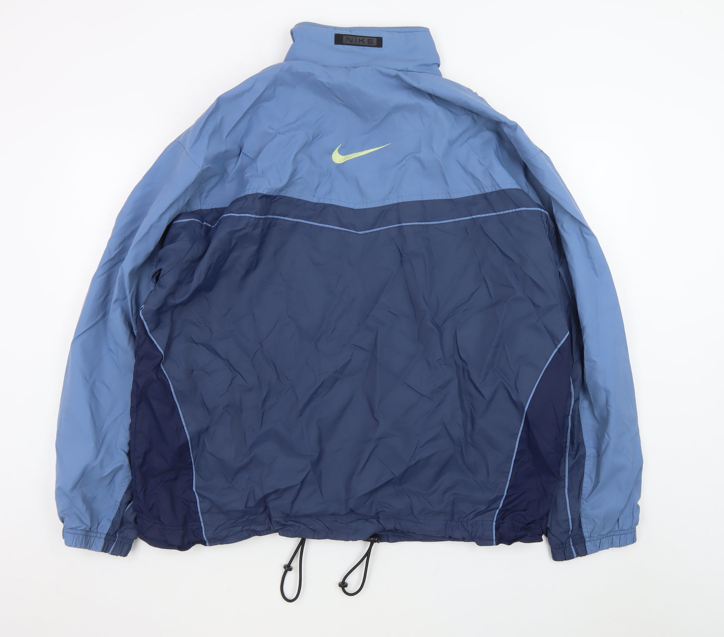 Nike Men’s Blue L Windbreaker Jacket Lightweight Full Zip Sportswear