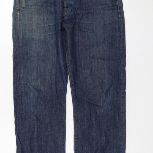 Levi's Premium Men's Blue Straight Leg Denim Jeans W34 L32
