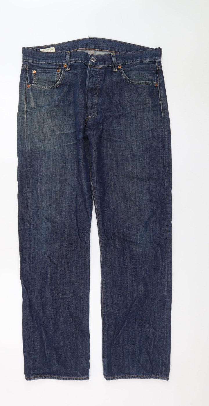 Levi's Premium Men's Blue Straight Leg Denim Jeans W34 L32