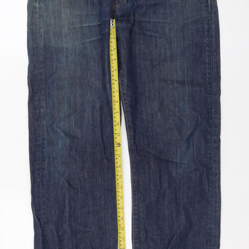 Levi's Premium Men's Blue Straight Leg Denim Jeans W34 L32