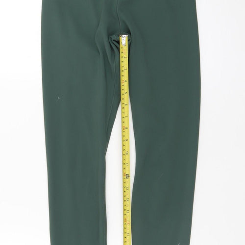 Nike Women Green Dri-FIT Ankle Leggings Size S
