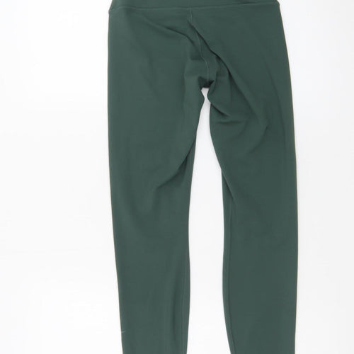 Nike Women Green Dri-FIT Ankle Leggings Size S