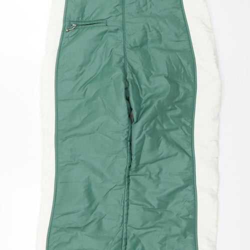 SALP Women Green & White Ski Jumpsuit Size 18 Waterproof Winterwear