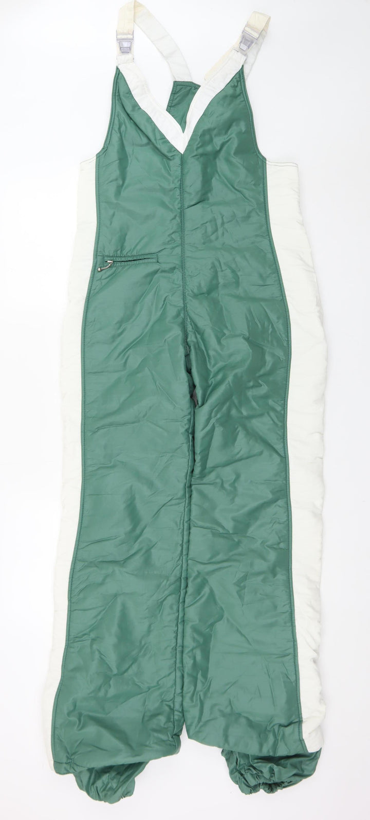 SALP Women Green & White Ski Jumpsuit Size 18 Waterproof Winterwear