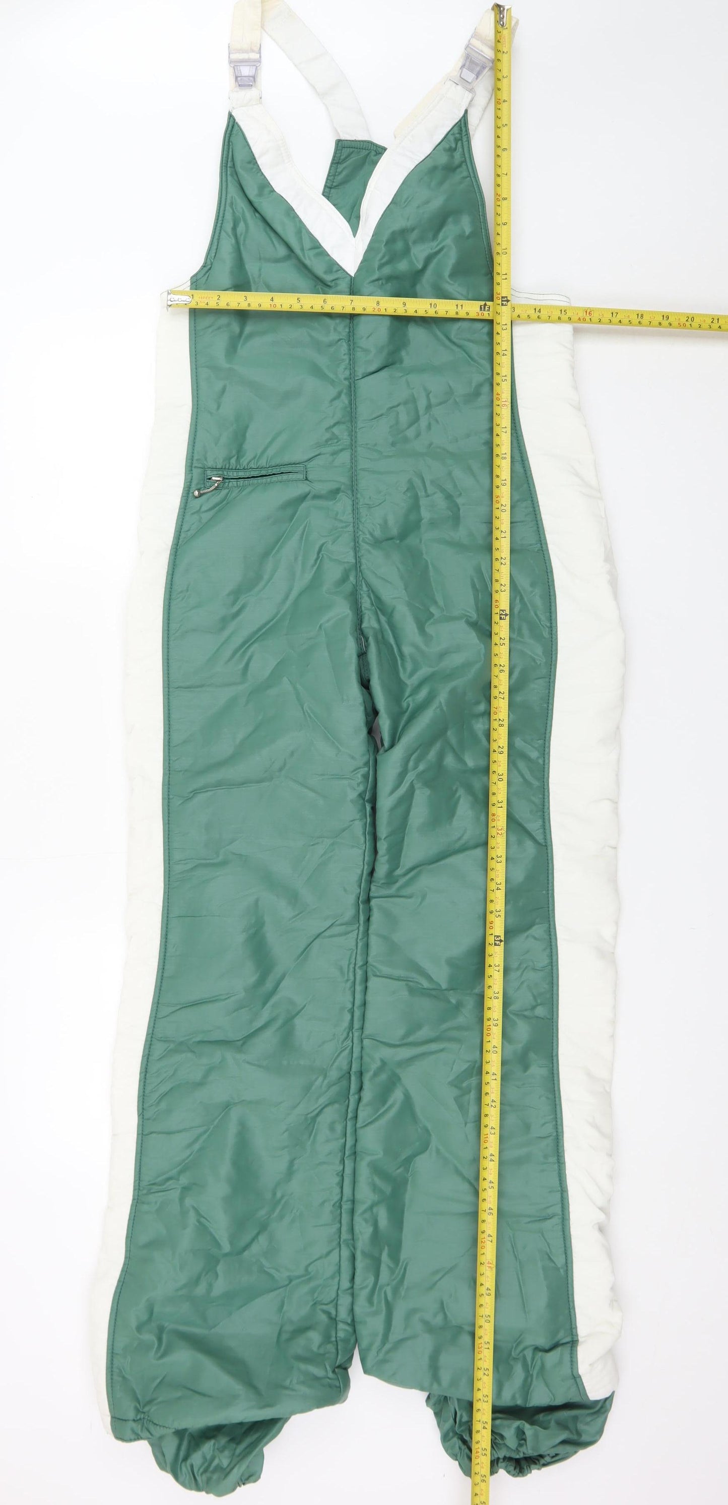 SALP Women Green & White Ski Jumpsuit Size 18 Waterproof Winterwear