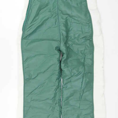 SALP Women Green & White Ski Jumpsuit Size 18 Waterproof Winterwear
