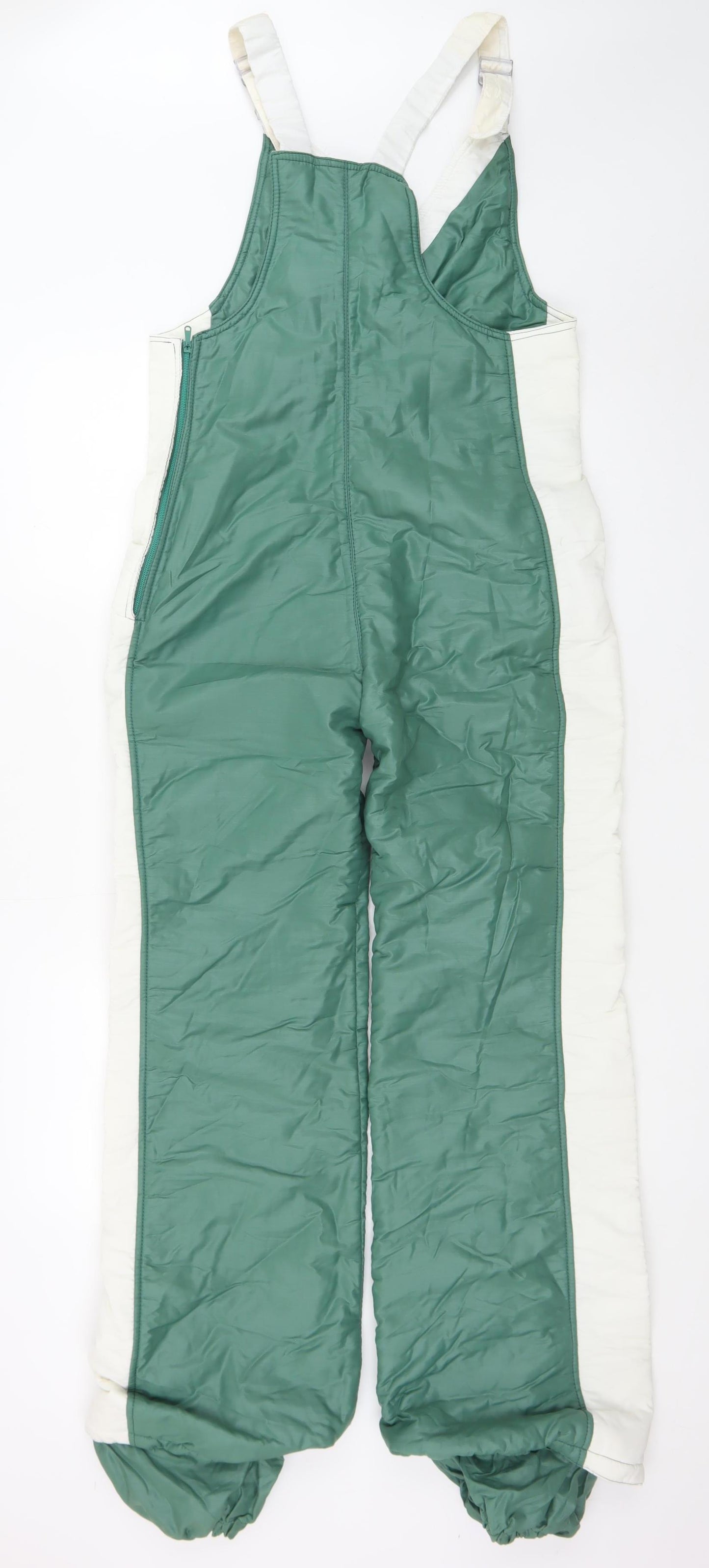 SALP Women Green & White Ski Jumpsuit Size 18 Waterproof Winterwear