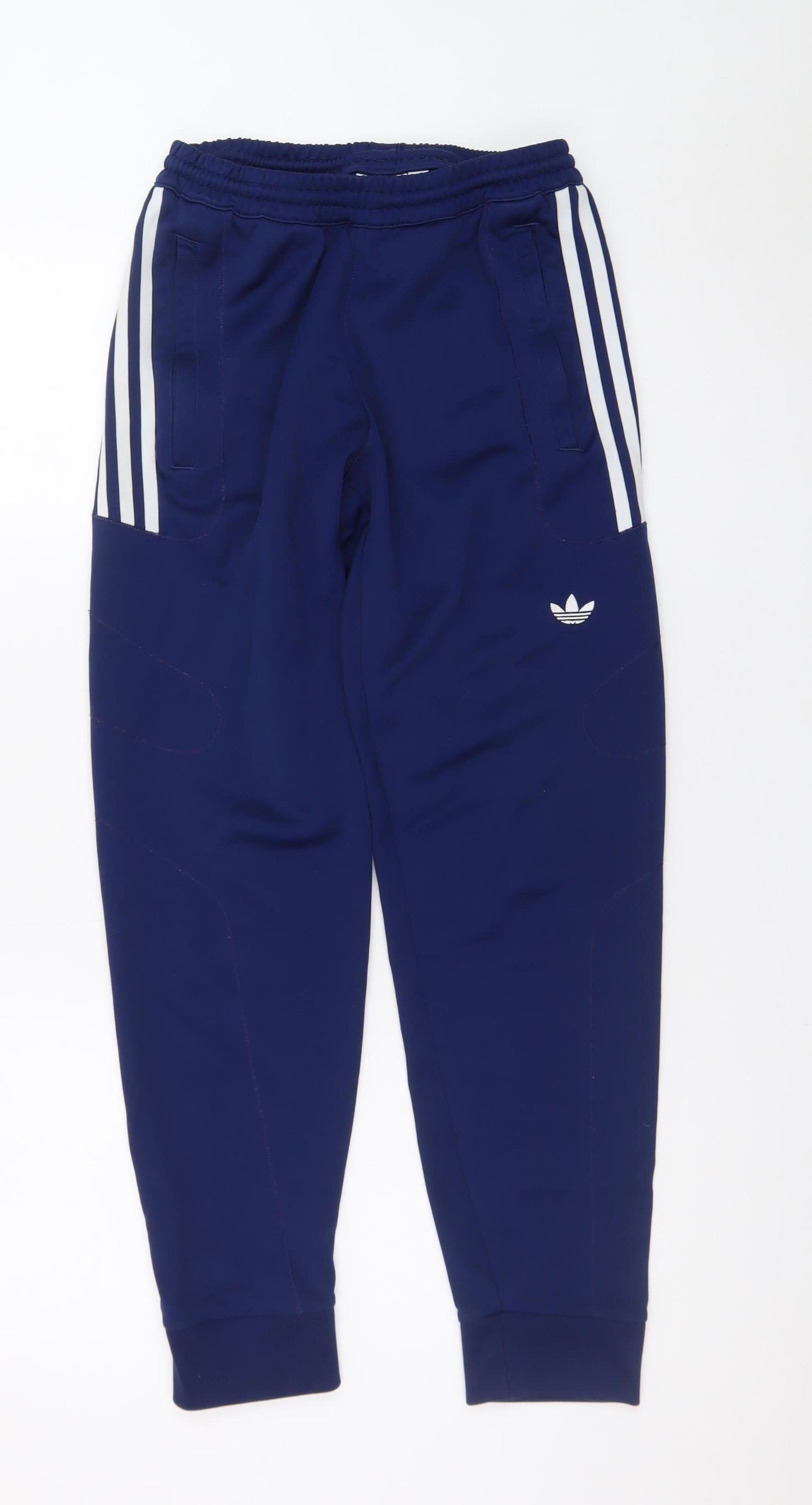Adidas Men's Blue Jogger Trousers Size S Elastic Waist Casual Sportswear