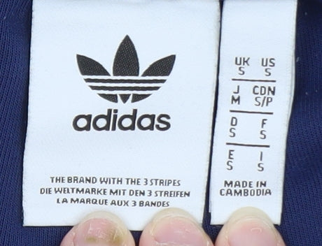 Adidas Men's Blue Jogger Trousers Size S Elastic Waist Casual Sportswear
