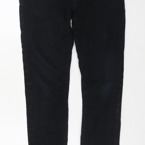 River Island Womens Black Skinny Jeans Size 32 Slim Fit Denim