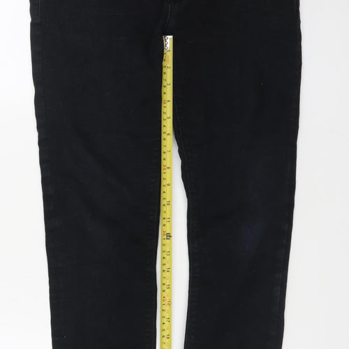 River Island Womens Black Skinny Jeans Size 32 Slim Fit Denim