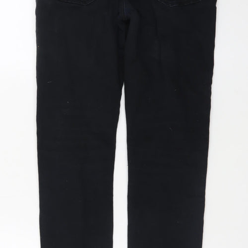 River Island Womens Black Skinny Jeans Size 32 Slim Fit Denim