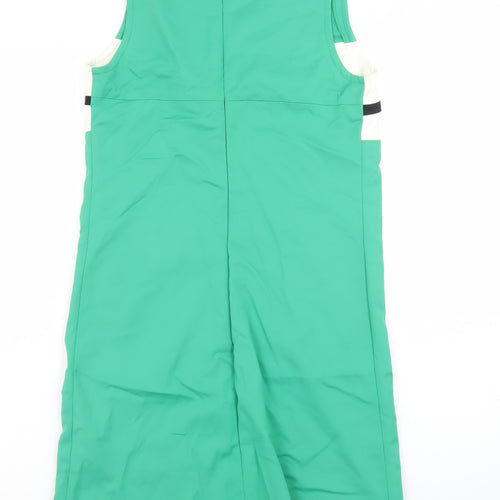Daniel & Mayer Women Green Colourblock Sheath Dress Size 8