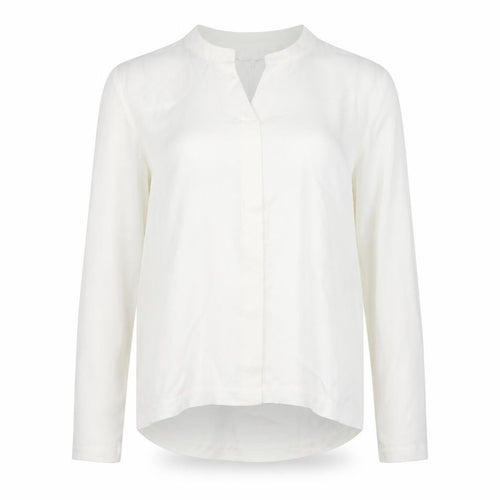 Carolyn Donnelly Women’s White Viscose Long Sleeve Blouse UK 10