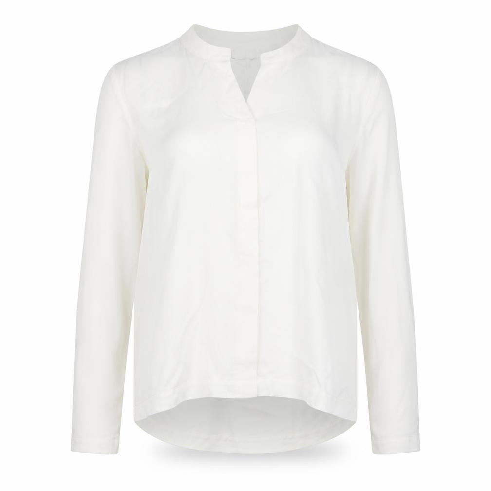 Carolyn Donnelly Women’s White Viscose Long Sleeve Blouse UK 10