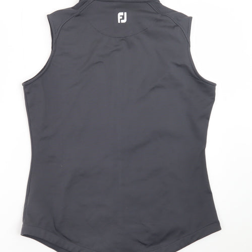 FootJoy Men's Black Softshell Golf Bodywarmer Gilet Size M Regular Fit