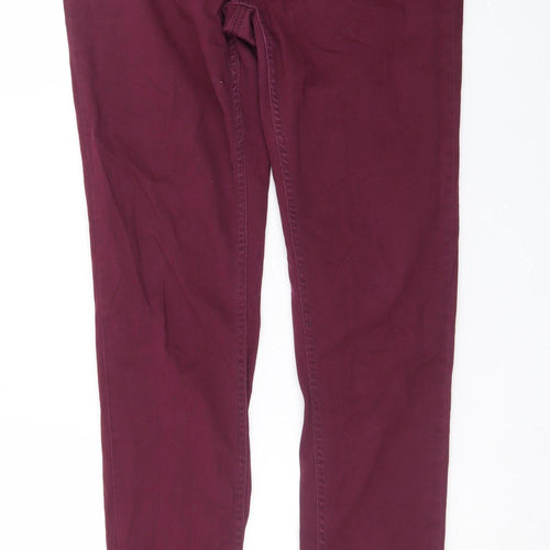 Pieces Women’s Purple High Rise Stretch Jegging Jeans L