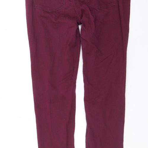 Pieces Women’s Purple High Rise Stretch Jegging Jeans L