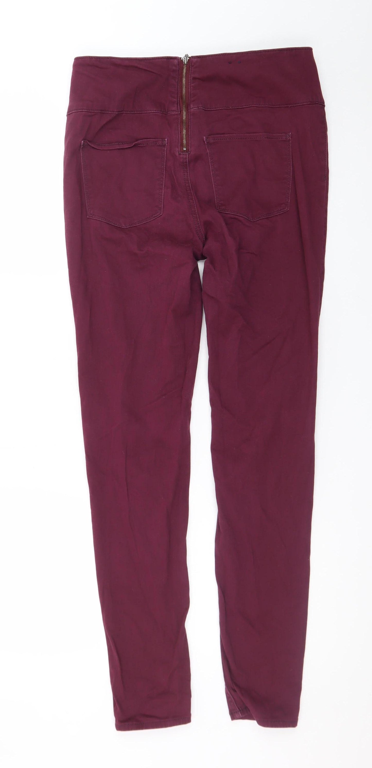 Pieces Women’s Purple High Rise Stretch Jegging Jeans L