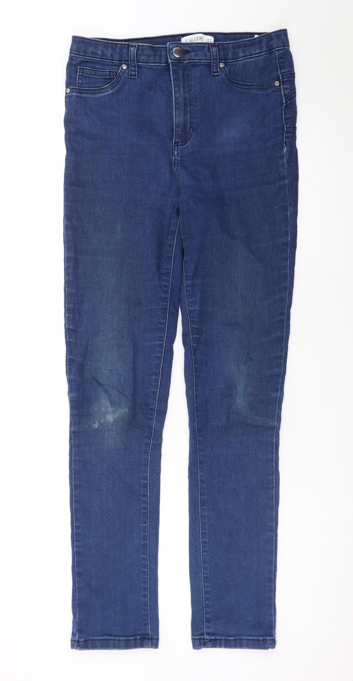Gallery Womens Blue Skinny Stretch Denim Jeans Size 10