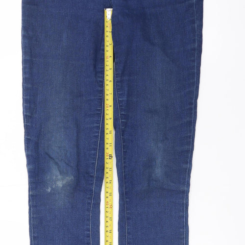 Gallery Womens Blue Skinny Stretch Denim Jeans Size 10