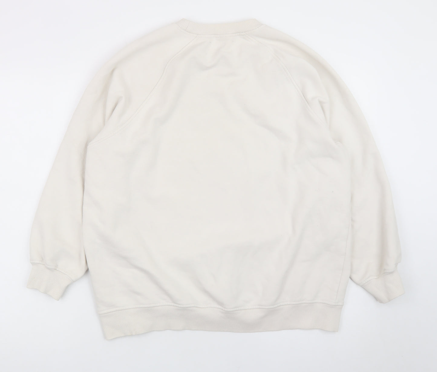 Samsøe Samsøe Women Beige XS Pullover Sweatshirt Cotton Blend