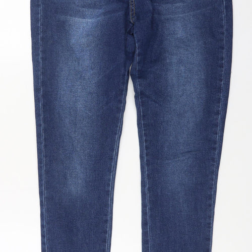 Miss RJ Women’s Blue High Rise Skinny Jeans Size 12 Denim Stretch