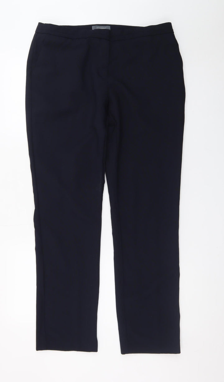 Atmosphere Women Black Size 14 Straight Leg Dress Pants