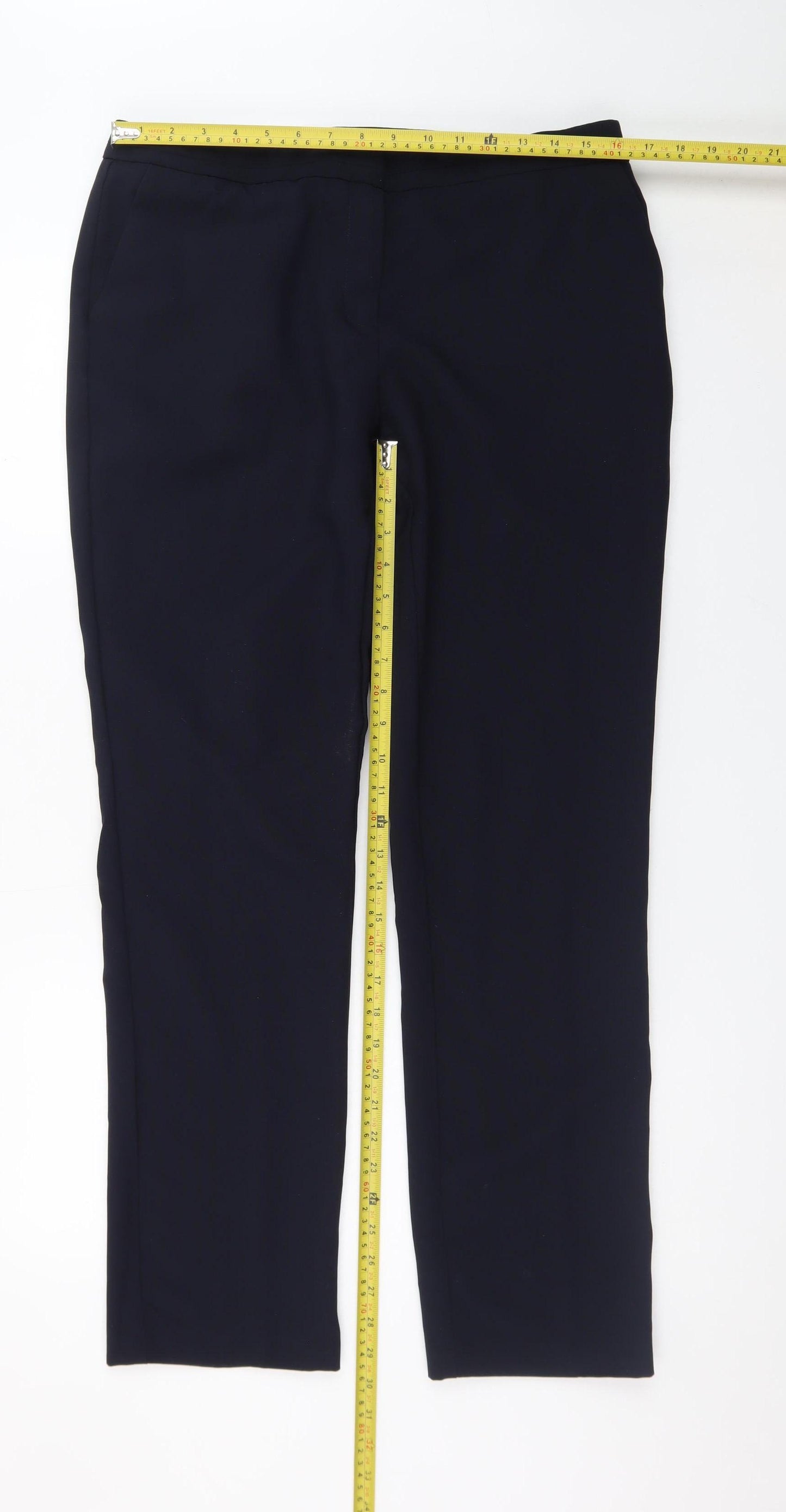 Atmosphere Women Black Size 14 Straight Leg Dress Pants