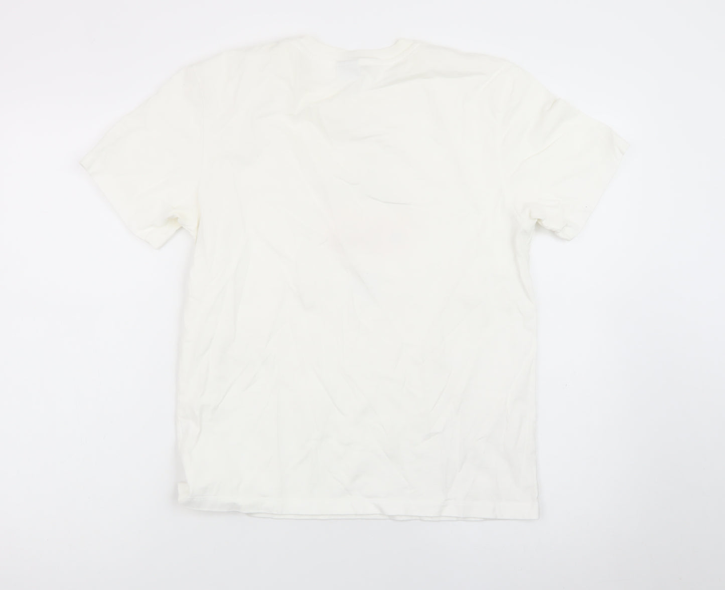 Paul Smith Women Ivory Art Floral Print T-Shirt Size S