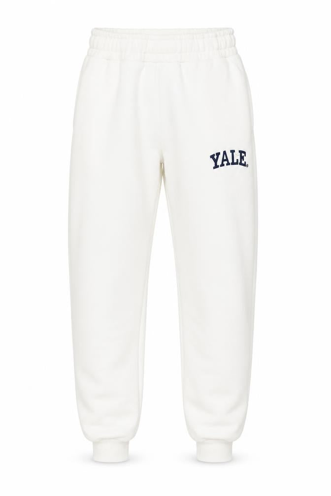 Yale University Women's White XXS Jogger Sweatpants Fleece