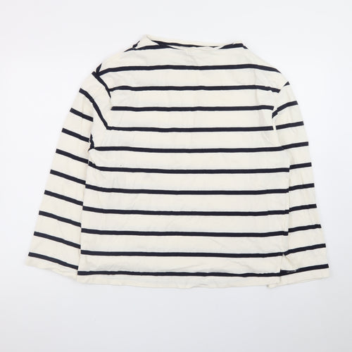 Dunnes Stores Women’s Multicoloured Striped Cotton Long Sleeve T-Shirt UK 12
