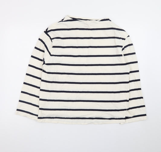 Dunnes Stores Women’s Multicoloured Striped Cotton Long Sleeve T-Shirt UK 12
