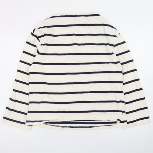 Dunnes Stores Women’s Multicoloured Striped Cotton Long Sleeve T-Shirt UK 12