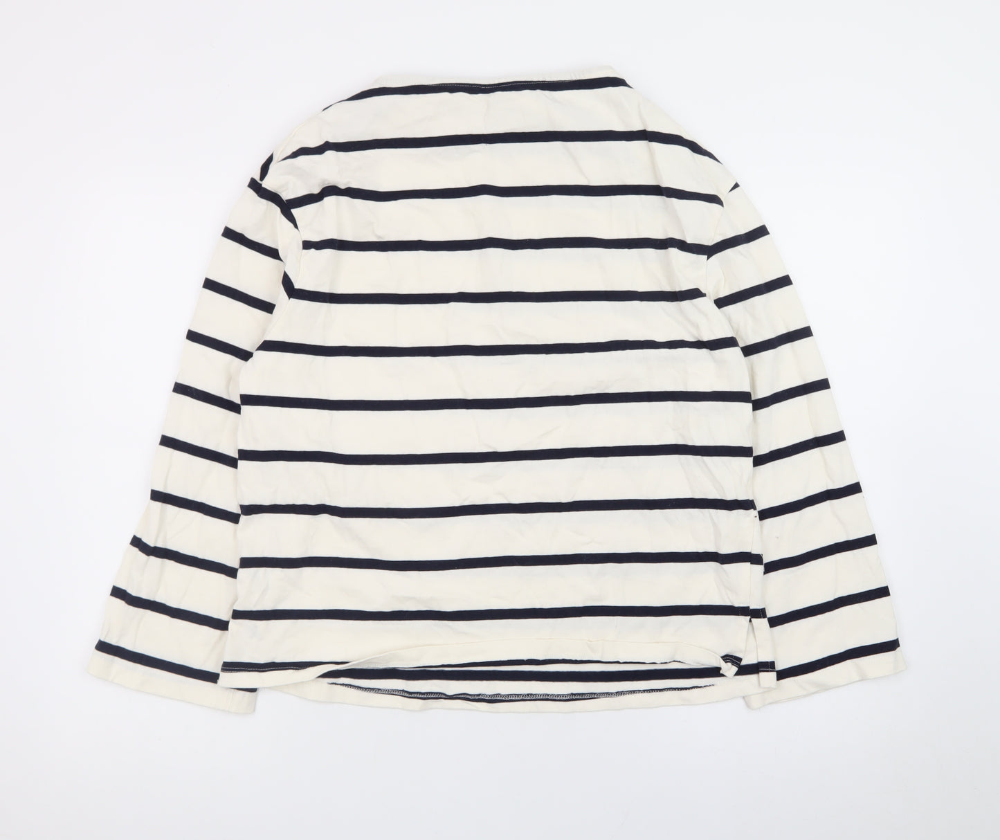 Dunnes Stores Women’s Multicoloured Striped Cotton Long Sleeve T-Shirt UK 12