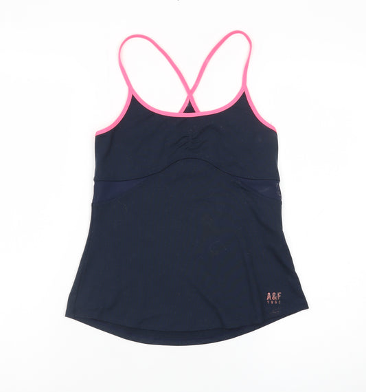 Abercrombie & Fitch Women’s Blue Spaghetti Strap Camisole Tank Top S