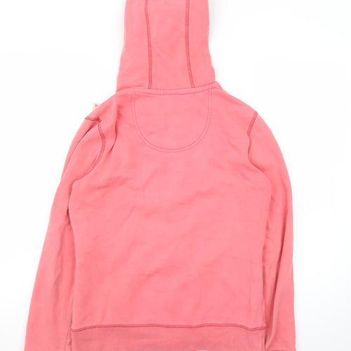 Mantaray Women's Pink Full Zip Hoodie Size 10 Cotton Lined Casual
