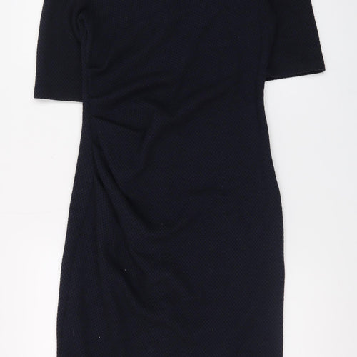 Phase Eight Women Black Size 10 Sheath Knit Dress